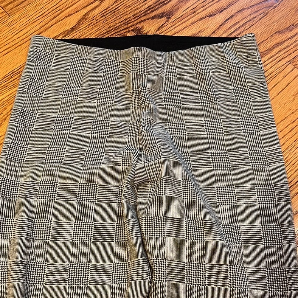 Zara Basic Woman’s Checkerboard Pants Size Us Xl - image 3